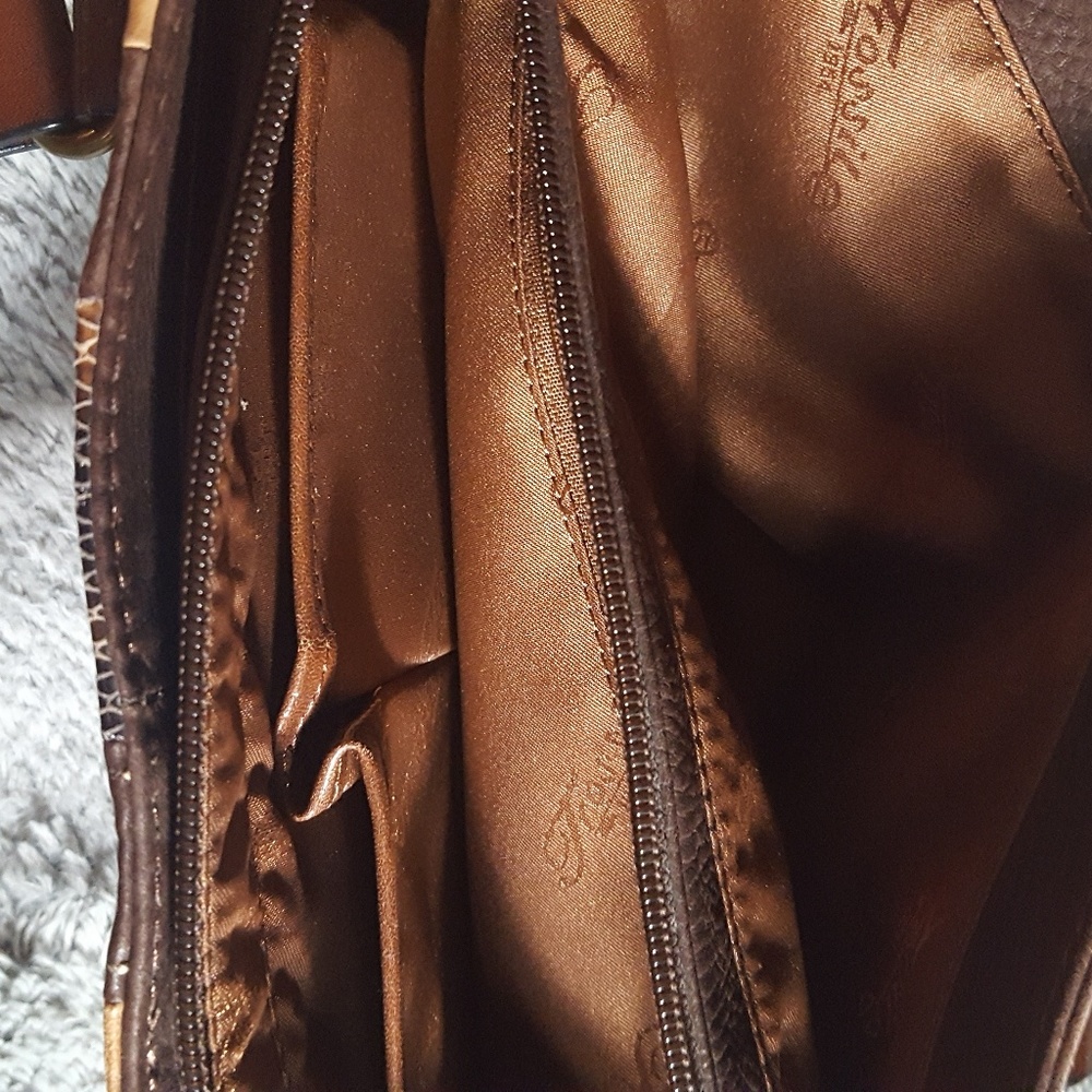 Fossil Patchwork Handbag - image 6